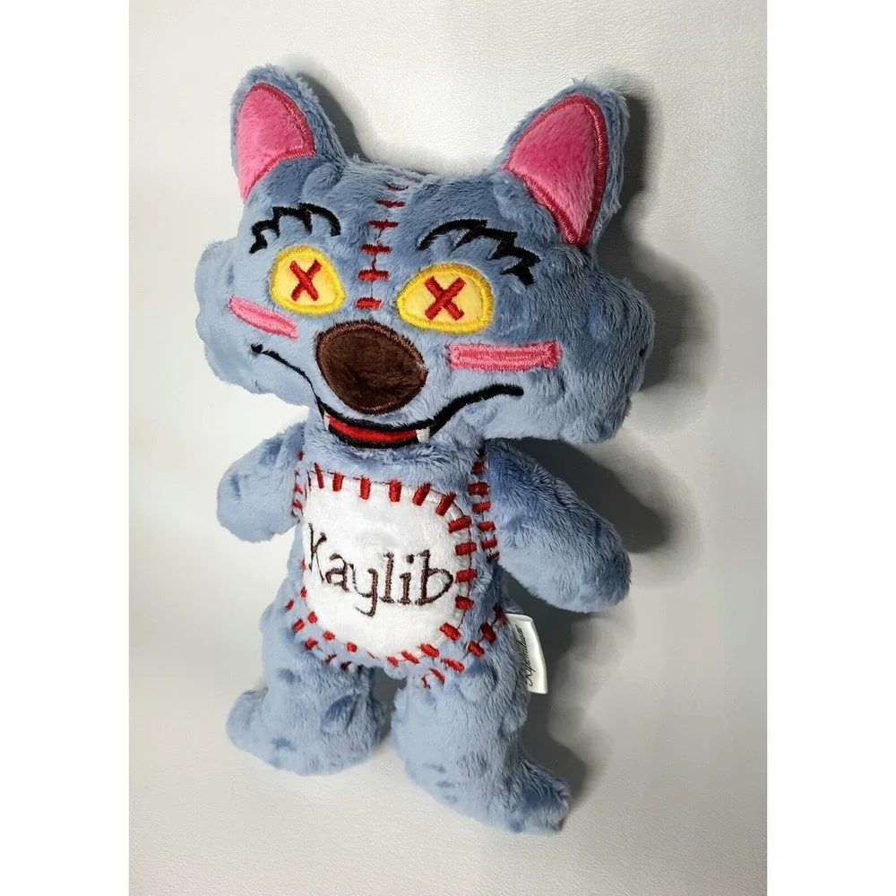 Handmade Cocomelon Wally Wolf Plush Toy 8.5" Tall Personalizable Safe Minky - Picture 3 of 8